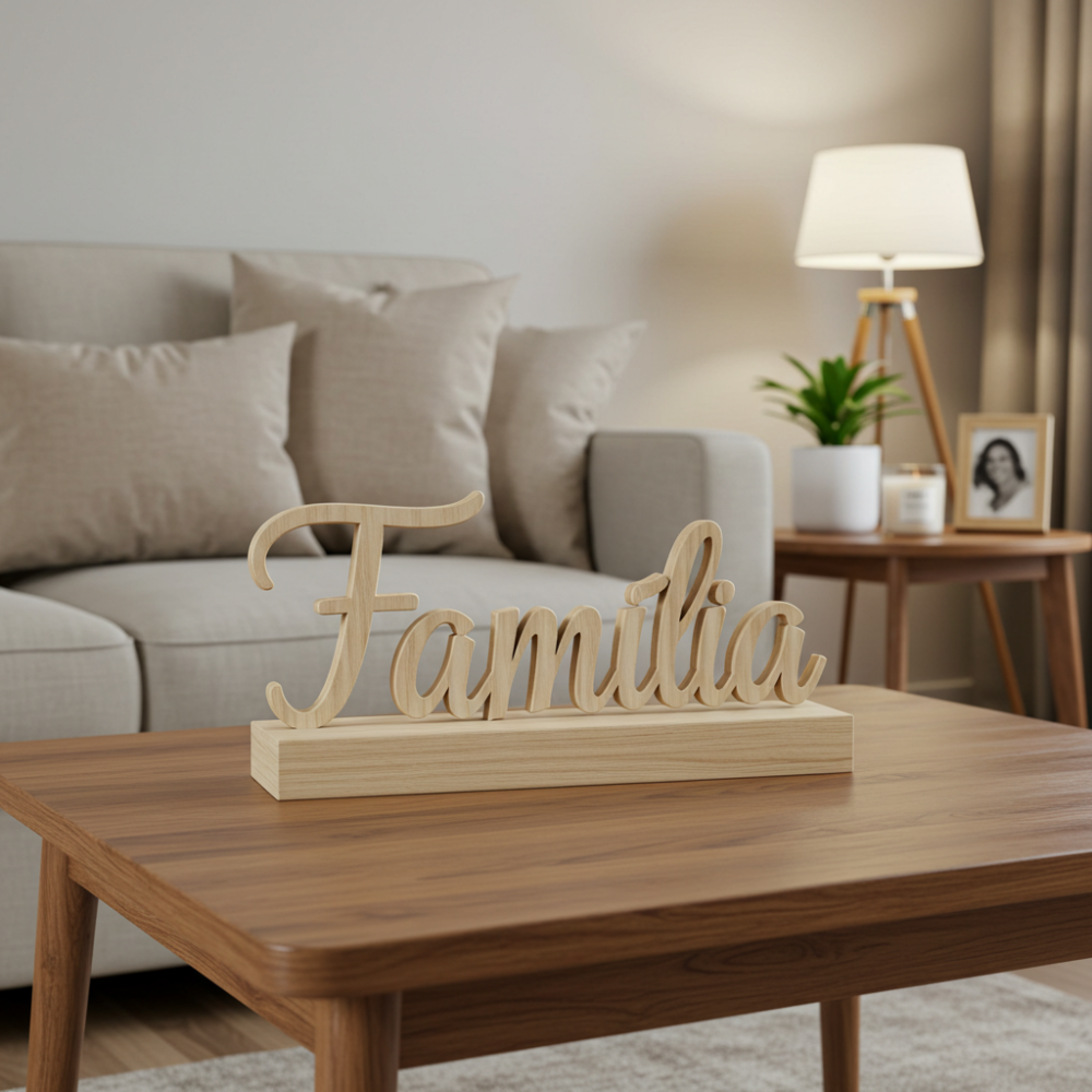 Decoração Para Mesa ou Balcão Família - TL360 Store