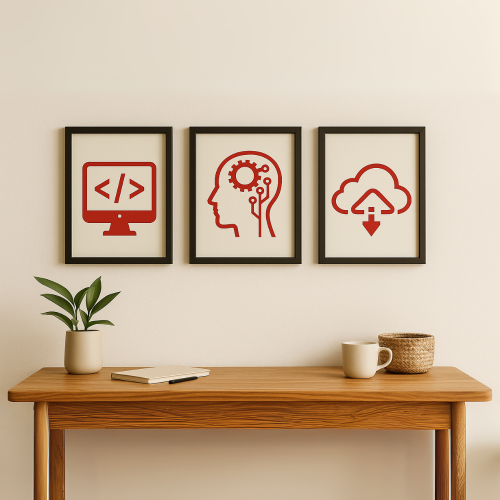 Trio Profissional de TI - Peça Decorativa em MDF Premium - TL360 Store