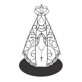 Luminária - Base com Led e Acrílico - Nossa Senhora Aparecida - TL360 Store