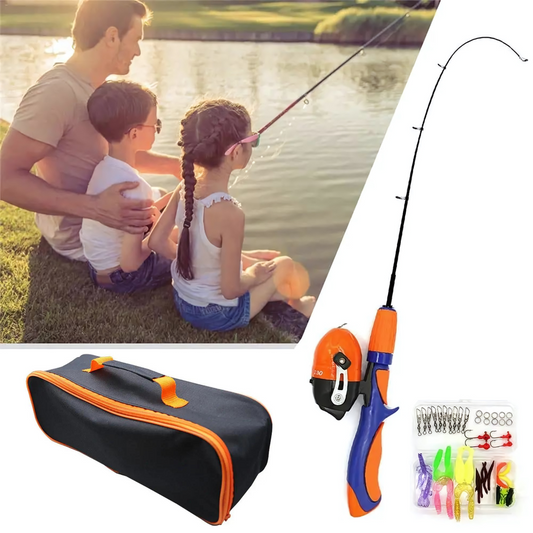 Kit de Pesca Infantil com Molinete e Vara Telescópica - TL360