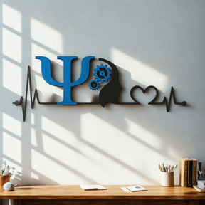 Batimentos Psicologia - Peça Decorativa em MDF Premium - TL360 Store