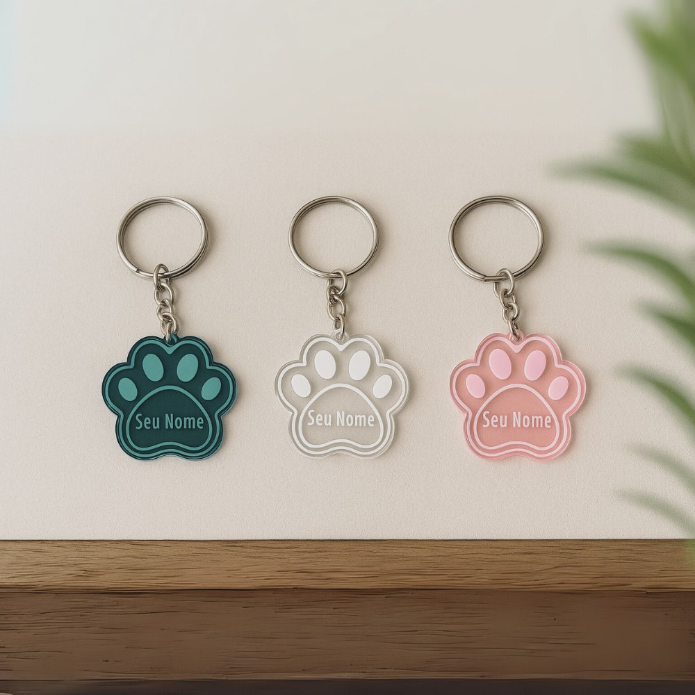Chaveiros em Acrílico para Pet Shop - TL360 Store