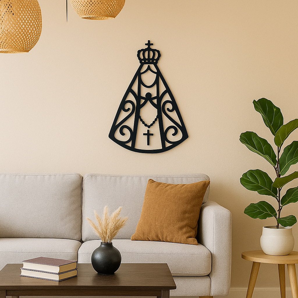 Decoração Para Parede - Sagrada Nossa Senhora de Aparecida - TL360 Store