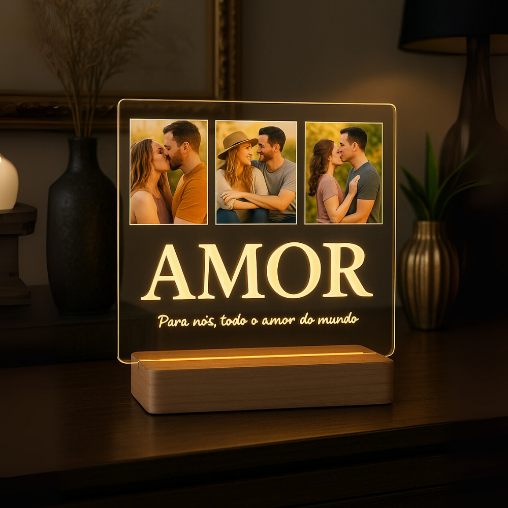 Display Decorativo Amor - Presente Para Namorados e Casais Apaixonados - TL360 Store