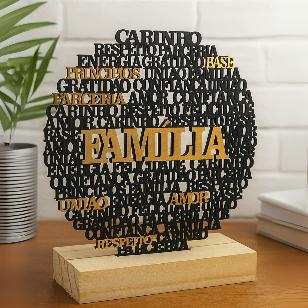 Display Decorativo Árvore da Família Abençoada TL360 Store