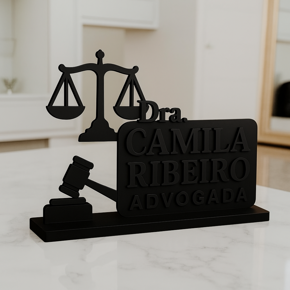 Enfeite Decorativo para Mesa - Profissões - Advogado - TL360 Store