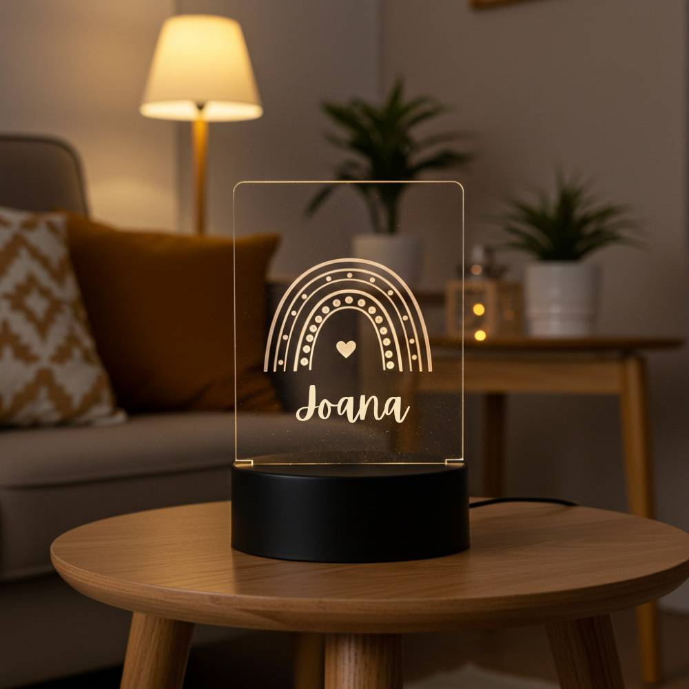 Luminária com Gravação a Laser Personalizada - TL360 Store