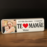 Placa de Homenagem Te Amo Mamãe - Presente Inesquecível - TL360 Store