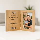 Porta Retratos Duplo com Mensagem para os Pais - TL360 Store