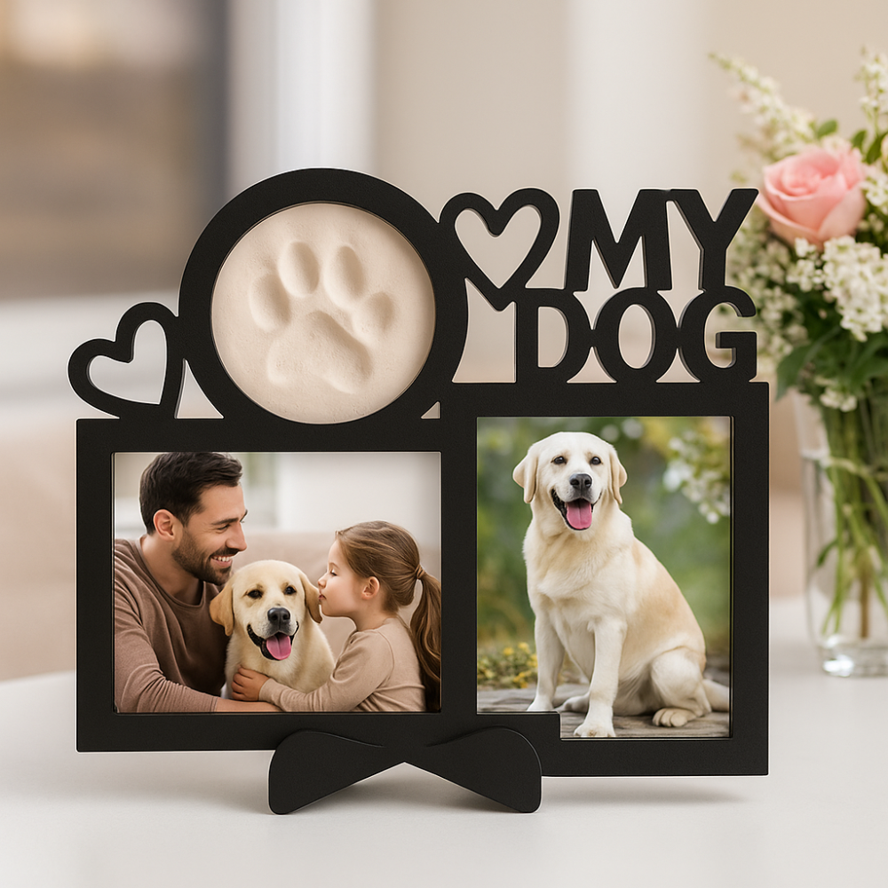 Porta Retratos I Love My Dog - Presente Pet - TL360 Store