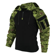 Camisa com Capuz Padrão Tática Militar - Verde Camuflado - TL360