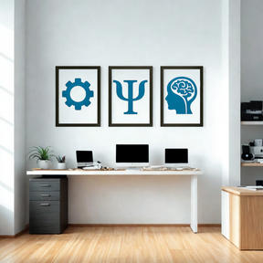 Trio Psicologia - Peça Decorativa em MDF Premium - TL360 Store