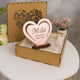 Troféu Coração Mãe - Presente Especial Dia das Mães - TL360 Store